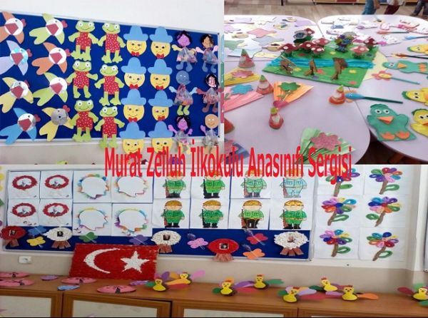 Murat Zelluh İlkokulu Anasınıfı Sergisi düzenlendi.